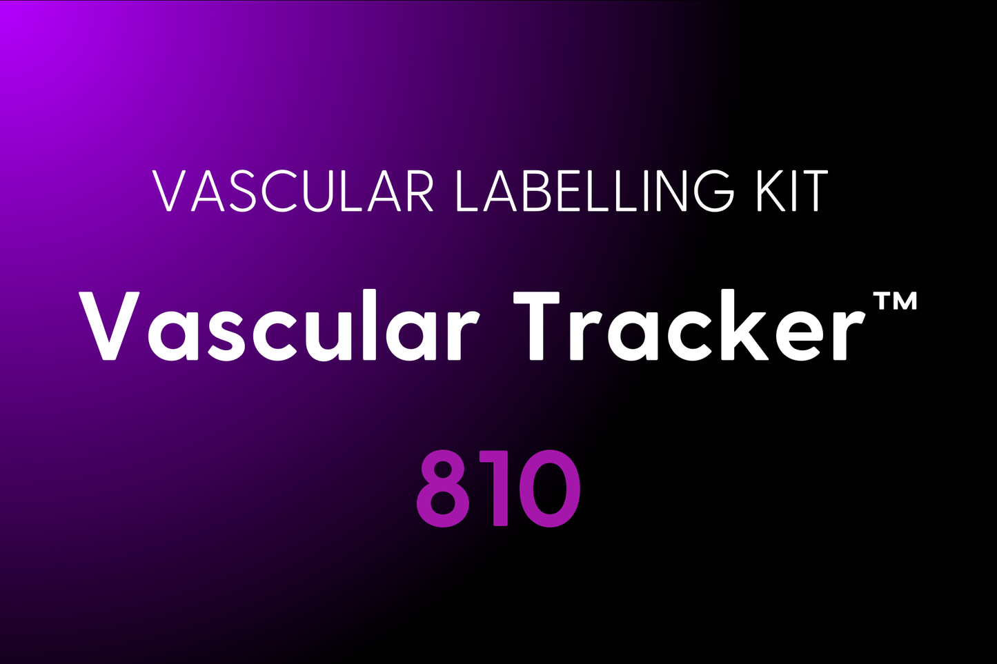 Vascular Tracker™ 810 - Vascular Labelling Kit (NIR-I)