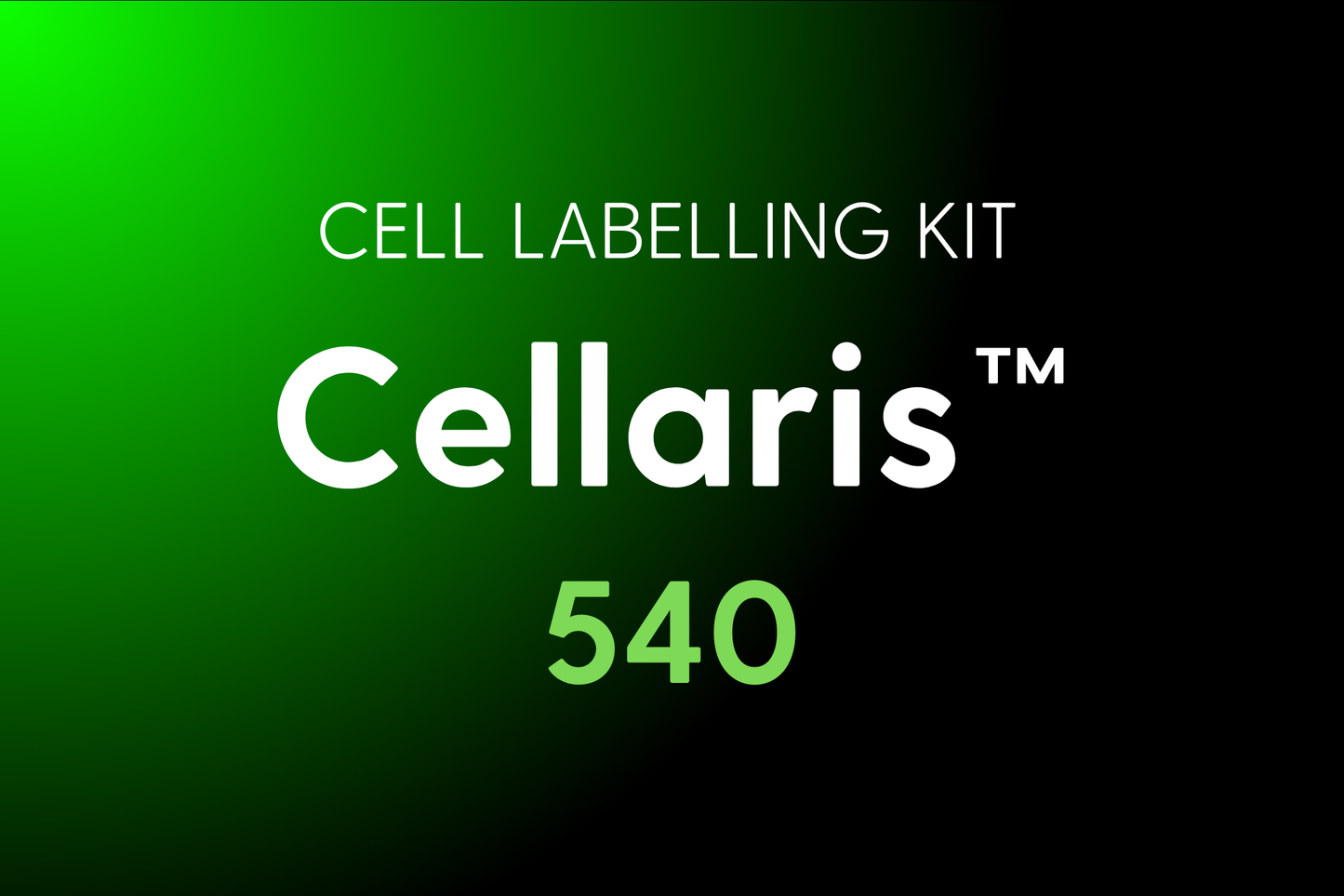 Cellaris™ 540 - Cell Labelling Kit (Green)