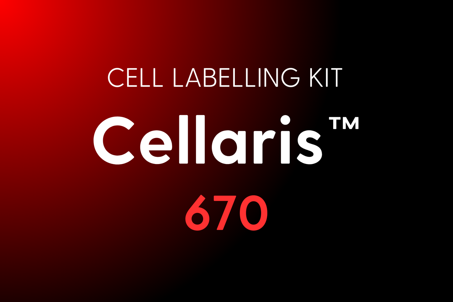 Cellaris™ 670 - Cell Labelling Kit (Red)